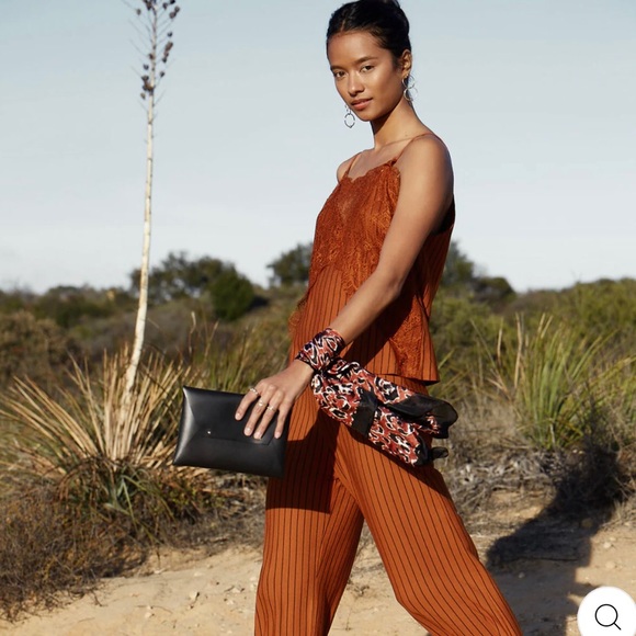 Tribe Alive Leather Clutch in Black - Picture 7 of 10